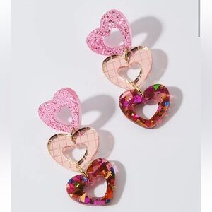 Aerie Heart Drop Earrings